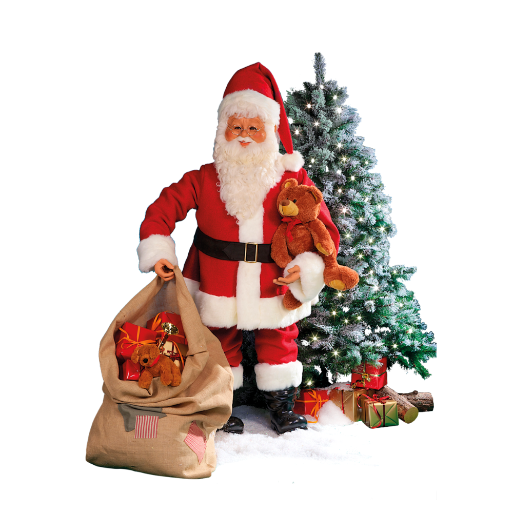 Santa Claus with sack