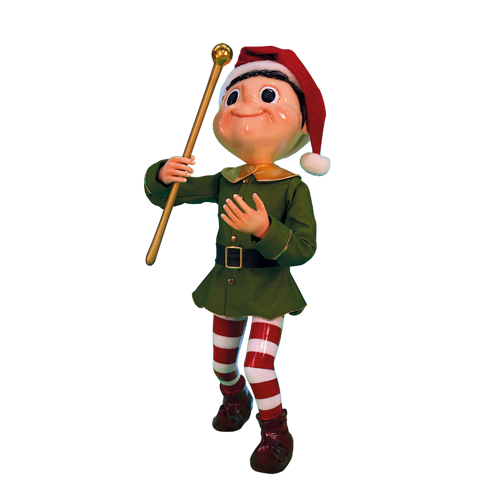 Music Elf with baton
