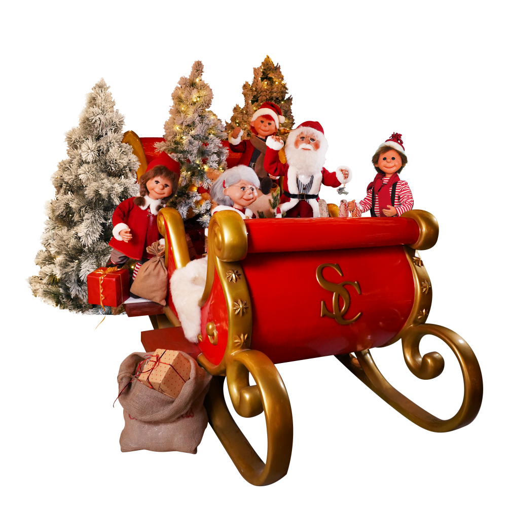 Santa’s family sleigh