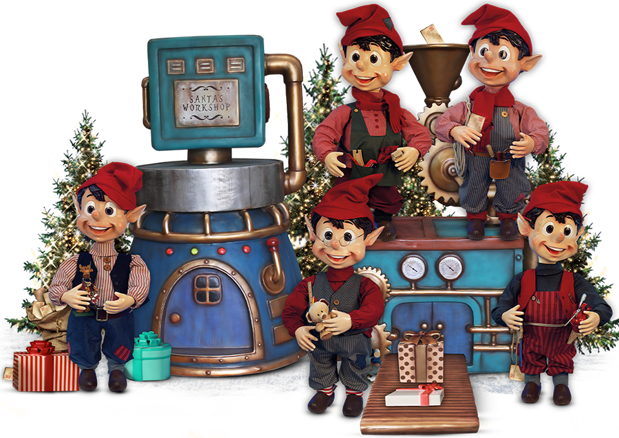 Toy Machine with Working Elves