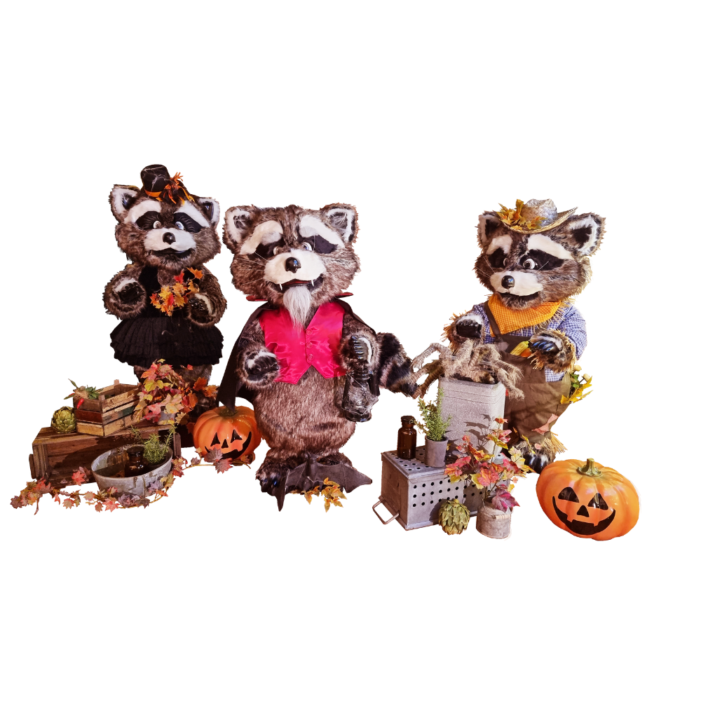 Our Animatronic Raccoon Halloween Band